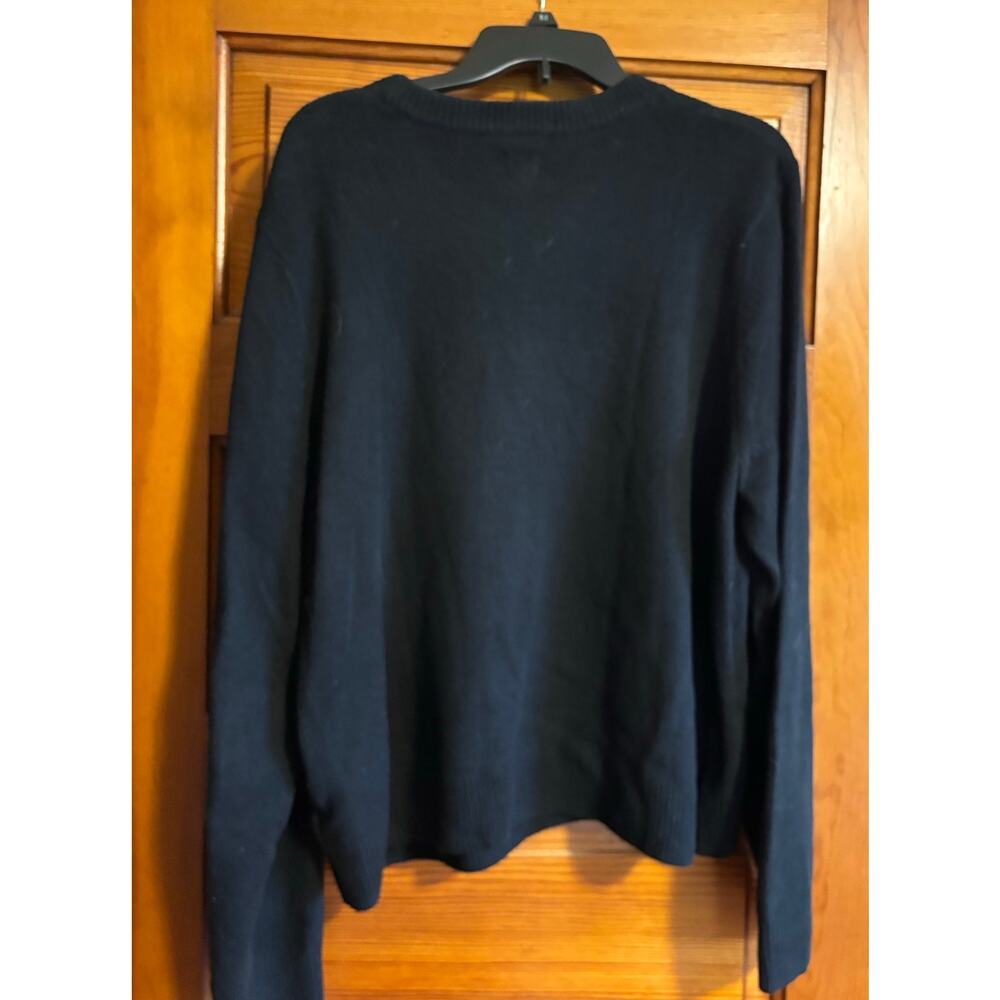 Gap Black Crewneck pullover Cashsoft sweater Women's XXL - Picture 3 of 3